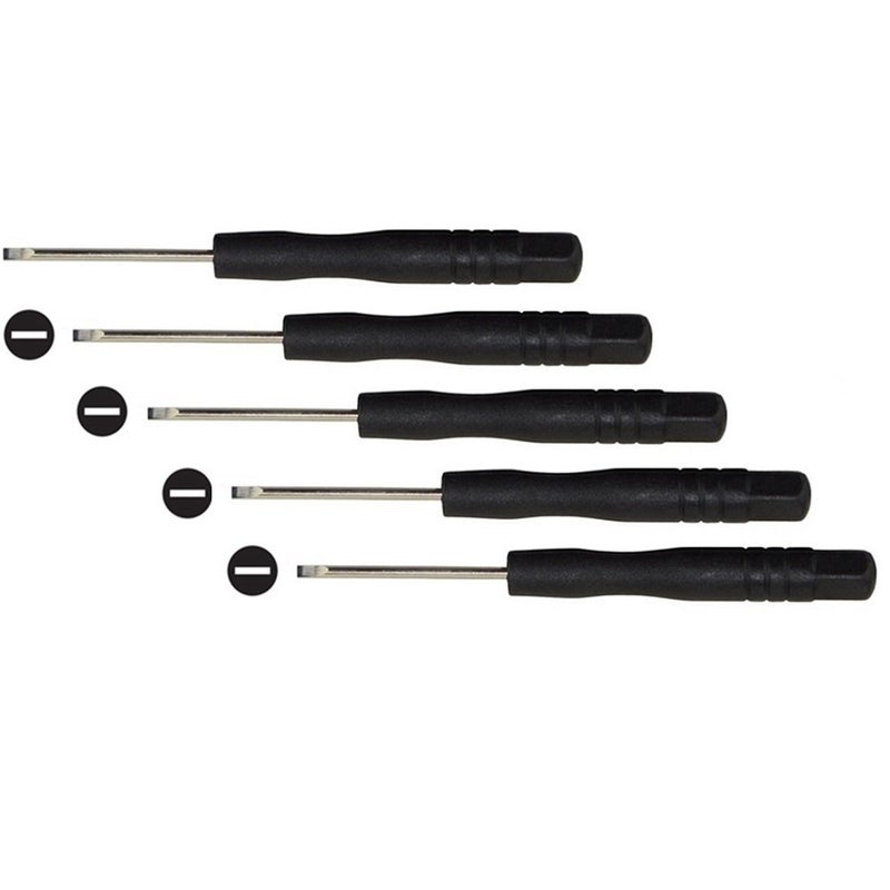 Fixinus 10 Pieces Slotted 2.0mm Flat Head Mini Screwdrivers Set for Cell Phone iPhone Samsung Tablet Laptop PC Games and Small Electronics - Image 5